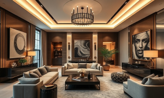 Modern housing development